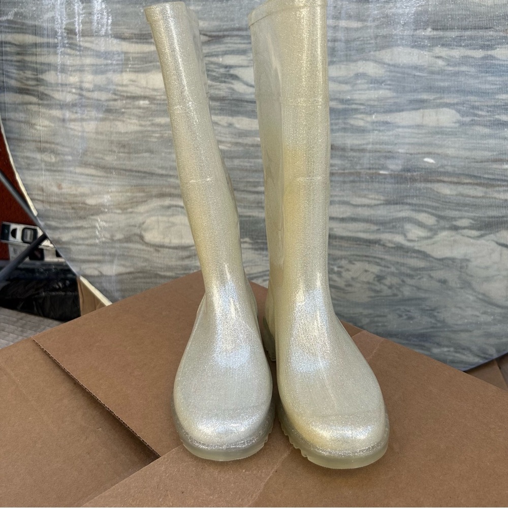 ANDREA Shimmery  Rain Boots